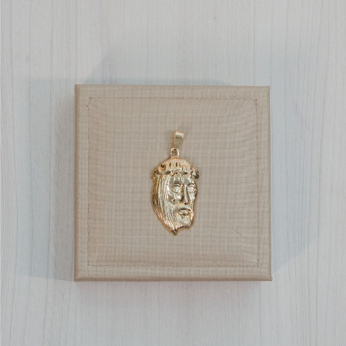 Pingente de Jesus Cristo Banhado a Ouro
