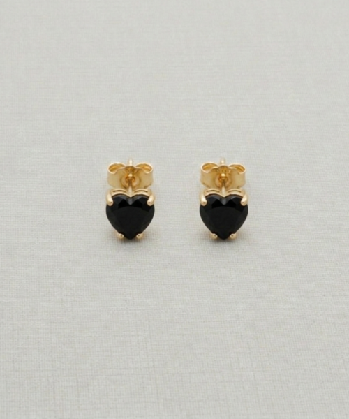 Brinco Coração Meia-Noite